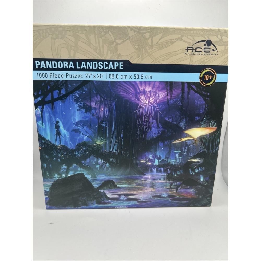 Disney Parks Avatar Pandora Landscape 1000 Piece Jigsaw Puzzle NEW